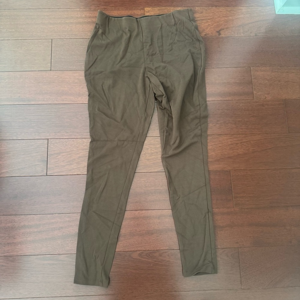 Passport Women's Khaki Leggings Size 12 - Picture 3 of 5